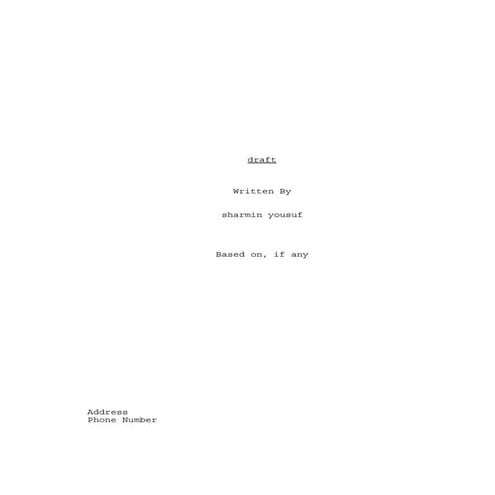 Detention - Script Development | DOCX