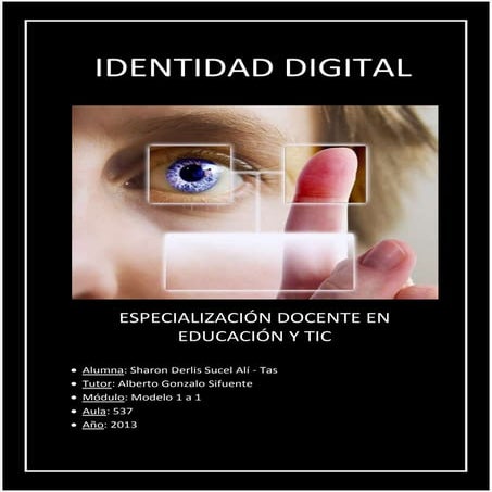 Especialización Docente en Educación y TIC: Actividad final del módulo "Model...