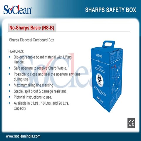 Soclean India - Cardboard Syring or Needle Cutter Manufacturer | PDF