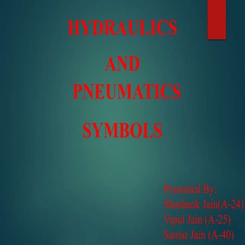 pneumatic and hydraulic symbols