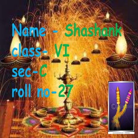 Shashank diwali ppt