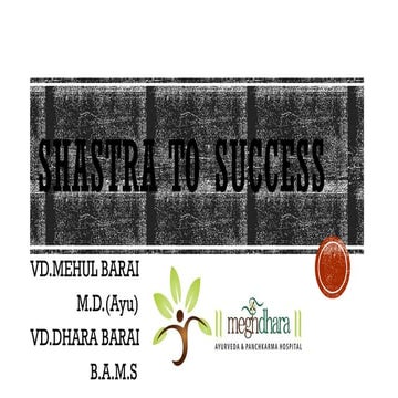 shashtra to Ayurveda success BAMS SMBT 1.pptx