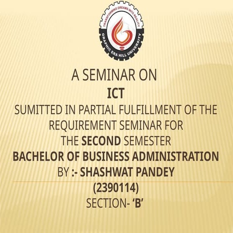 Ppt for has the on in the part like ma j