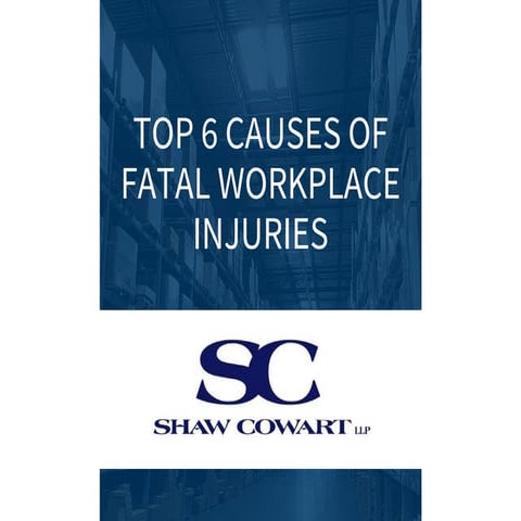 Fatal Work Injuries in the U.S. | PPTX