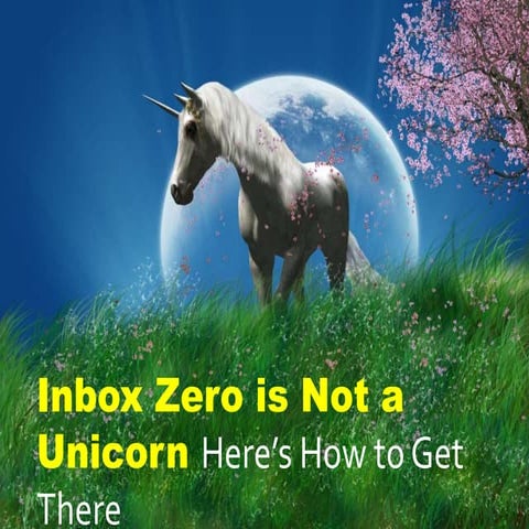 Inbox Zero is Not a Unicorn - Here's How to Get There