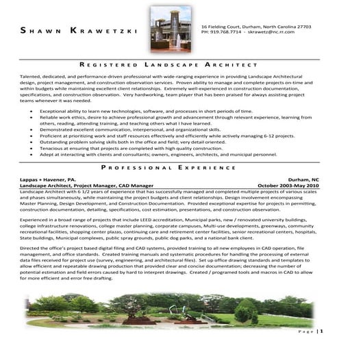 Shawn Krawetzki   Slideshare Resume