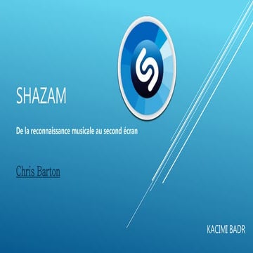 Presentaion sur Shazam 