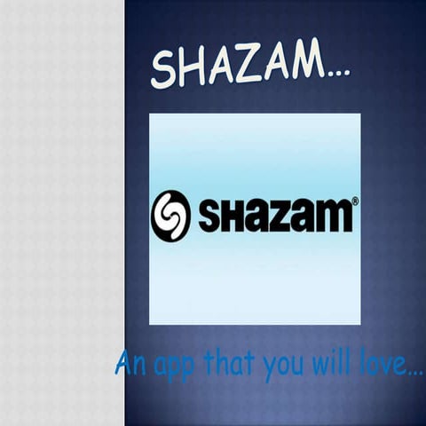 Shazam treball tecono