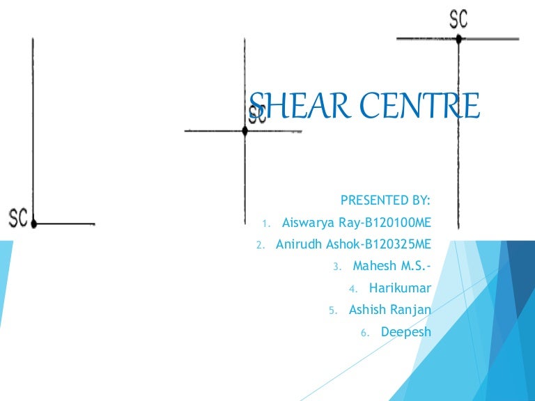 Shear centre