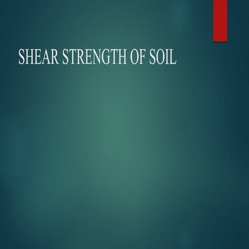 shearstrength of soil.pptx as per is code in geotechnincal engineerong