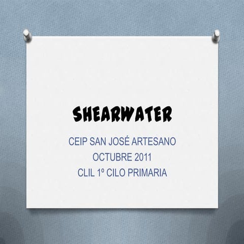 CEIP San José Artesano - Shearwater