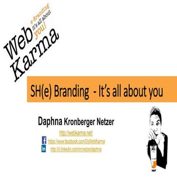 She codes personal Branding