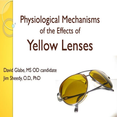 Sheedy yellow lenses