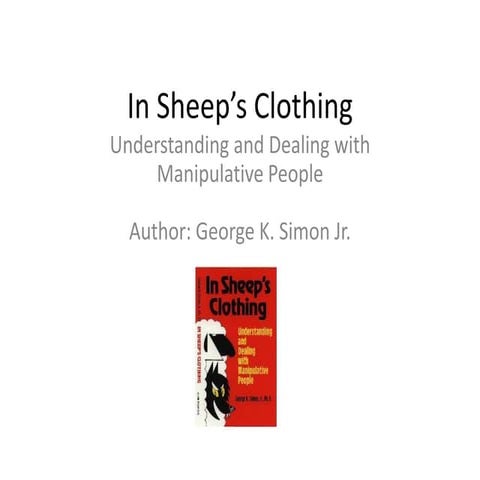 Book Report : In Sheeps Clothing