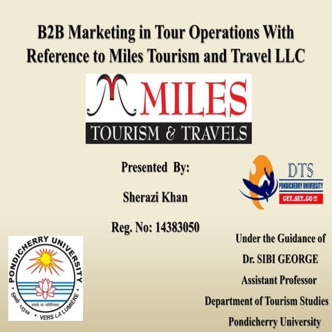 B2B marketing in tour operations