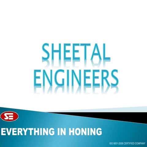Honing Machines and Spare Parts By Sheetal Engineers
