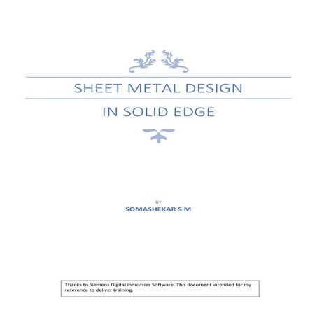 Sheet metal design in Solid Edge.docx