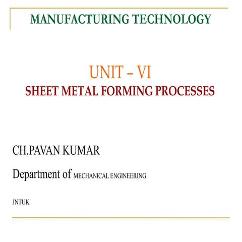 Sheetmetaloperations 6 part a