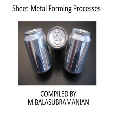 Sheet metal process unit 4 notes