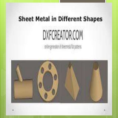 Sheet metal shape1 | PPTX