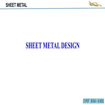 Sheet metal theory