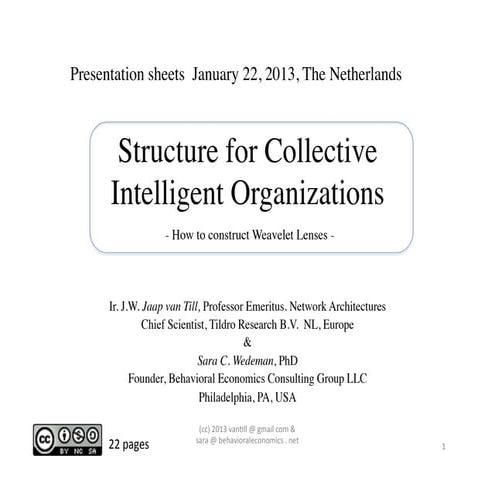 Structure for Collective Intelligent Organizations