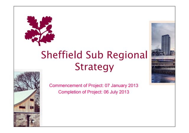 Sheffield sub regional strategy