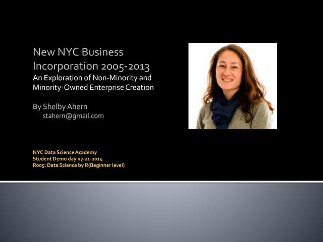 Data Science Academy Student Demo day--Shelby Ahern, An Exploration of Non-Mi...