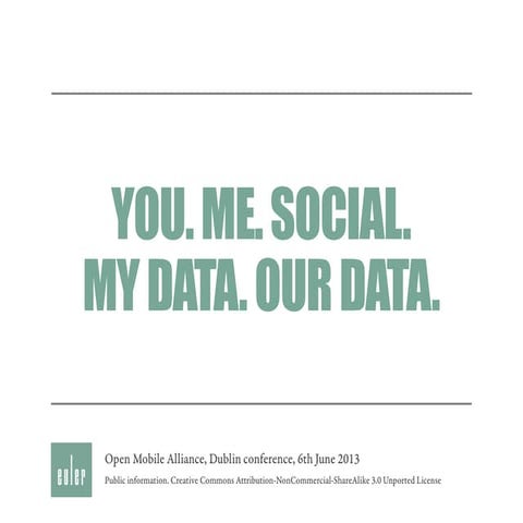 My data. Our data.