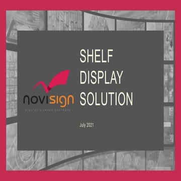 NoviSign Main Features | PDF