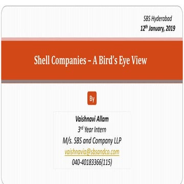 Shell companies