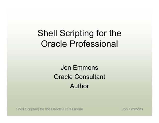 Shell script-sec