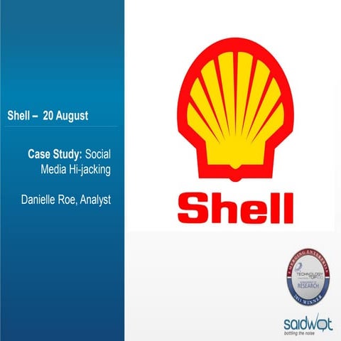 Shell: Social Media Hi-Jacking Case Study