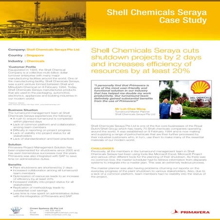 Shell chemicalsseraya