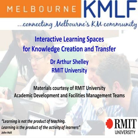 Arthur Shelley: Creative Spaces for Interactive Learning