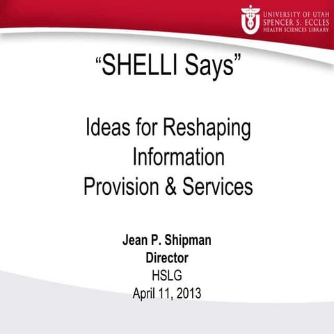 Shellitalk   jean p. shipman