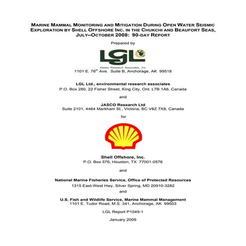 Shell Offshore Conducts Seismic Survey Using SyQwest Strata Box 3.5 khz ...