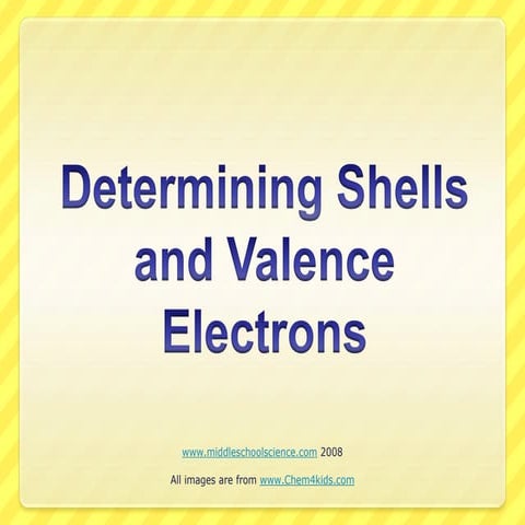 Shells/ Valence Electrons