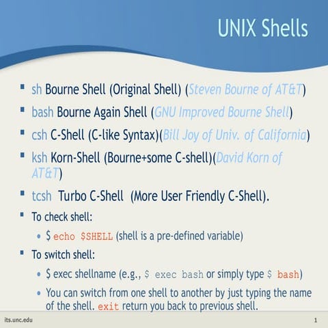 Introduction to shell scripting ____.ppt
