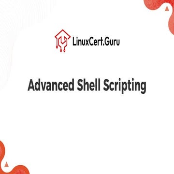 RHEL in Shell Scripting Advanced - RHCSA+.pdf