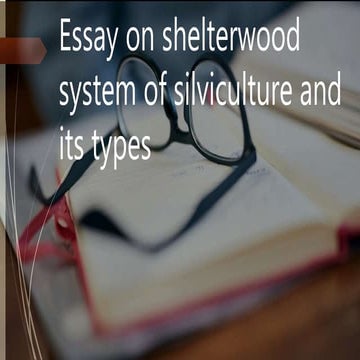Shelterwood system