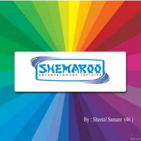 Shemaroo entertainment ltd | PPTX