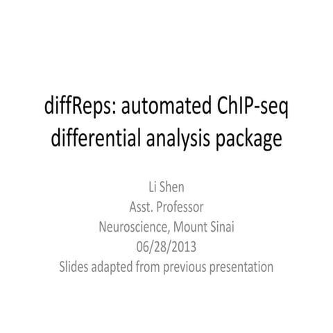diffReps: automated ChIP-seq differential analysis package