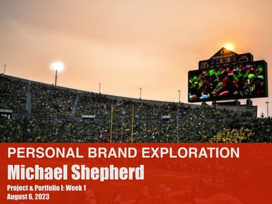 Michael Shepherd Personal Brand Exploration