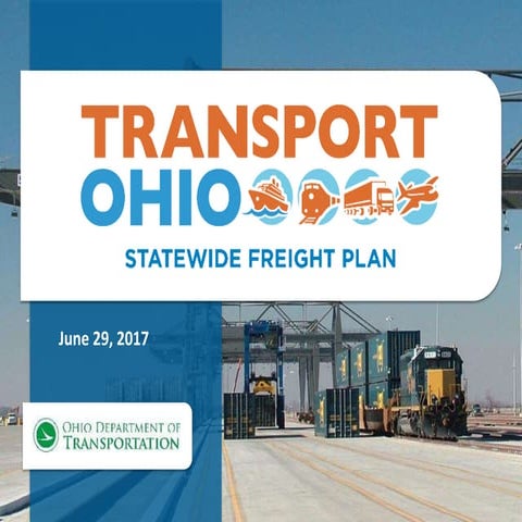 Transport Ohio Statewide Freight Plan