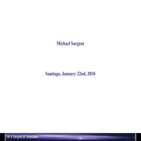 Presentación Michael Sargent