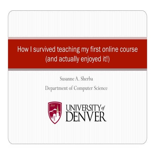 How I survived teaching my first online course (and actually enjoyed it!)