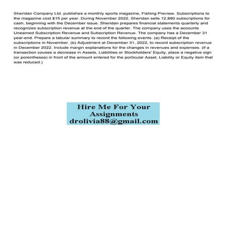 Sheridan Company Ltd publishes a monthly sports magazine F.pdf