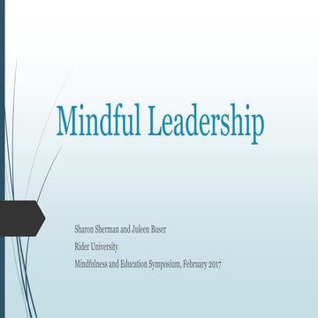 Mindful Leadership 