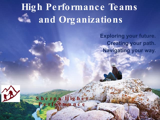 Sherpa Higher Performance   An Introduction